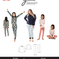 Jalie - Jeanne Knit PJ Set