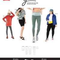 Jalie - Stella Leggings + Running Belt + Beanie