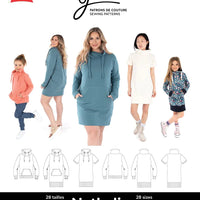 Jalie - Nathalie Wrap Neck Sweatshirt - Tunic