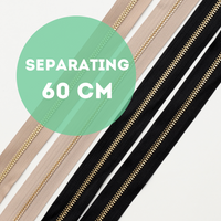 COSTUMAKERS - Outerwear One Way Separating Zipper - 60cm - Assorted