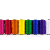Wonderfil - Designer and Serger Thread Pack - 8 Spools - Assorted