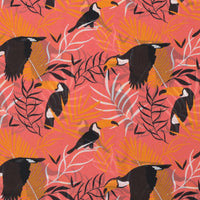 Cotton Silk - Print - Pink
