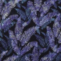 Cotton - Bali Batik - Black Grape