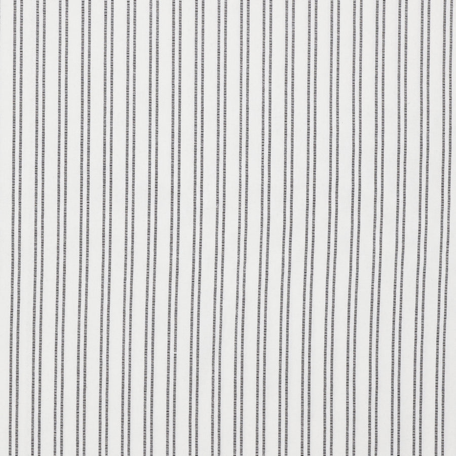 Moda - Cotton - Lakeside Toweling - 60" - Woven Small Stripe - Off White Black
