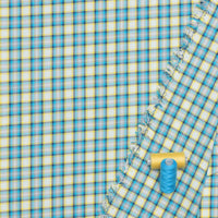 Cotton - Kitchen Window Wovens - Cyan