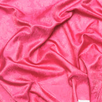 Poly Viscose - Lining - Paisley - Bright Pink