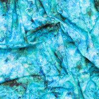 Hoffman - Cotton - Geode + Ink - Peacock