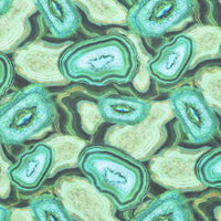 Hoffman - Cotton - Geode + Ink - Emerald