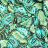 Hoffman - Cotton - Geode + Ink - Emerald