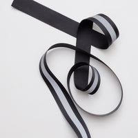 Reflective Ribbon - 25mm - Black