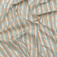 Cotton - Not Your Grannys Squares - Folk Stripes