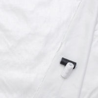 Linen - Azure Shine - White Silver