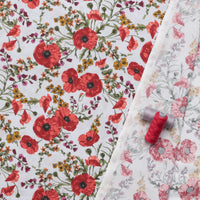 Cotton - Ode To Poppies - Common Red
