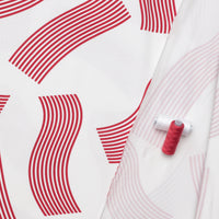 Cotton - Perla Knit - Ecru Red