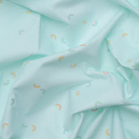 Cozy Cotton - Flannel - Rainbows - Mint