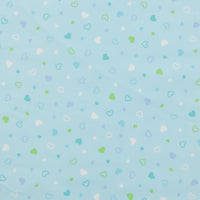 Cozy Cotton - Flannel - Hearts - Blue