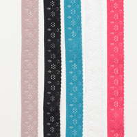 Stretch Lace Elastic - 24mm - Assorted