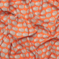 Ruby Star - Cotton - Spooky Darlings - Pumpkins - Orange