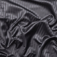 Poly Viscose Lining - Diagonal Stripe - Grey