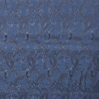 Poly Viscose - Lining - Paisley - Navy
