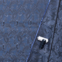 Poly Viscose - Lining - Paisley - Navy