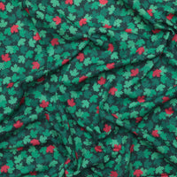 Cotton - Festive Canada - Maple Leaf - Green