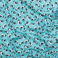 Cotton - Purr Fect Cats - Turquoise