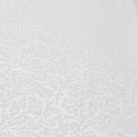 Cotton - Pearl Essence - Intertwined Scroll - Ultra White
