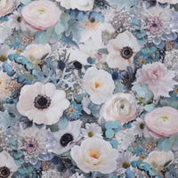 Cotton - Farmhouse Blooms - Digital Print - Blooms