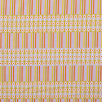 Ruby Star - Cotton - Petunia - Stripe - Hydrangea