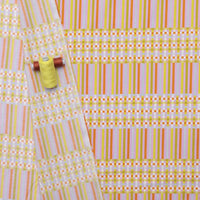 Ruby Star - Cotton - Petunia - Stripe - Hydrangea