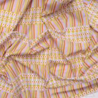 Ruby Star - Cotton - Petunia - Stripe - Hydrangea