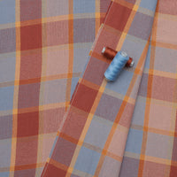 Cotton - Baja Blanket - Plaid - Sienna