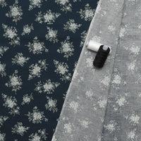 Sevenberry - Cotton - Petite Nostalgia - Small Flower - Navy
