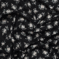 Sevenberry - Cotton - Petite Nostalgia - Small Flower - Black