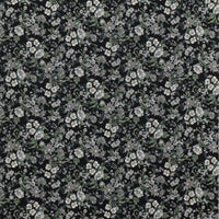 Sevenberry - Cotton - Petite Nostalgia - Large Flower - Black