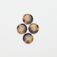 Buttons - 4-Hole - Cinnamon Bun - Assorted Sizes