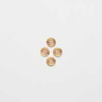 Buttons - 4-Hole - Butterscotch - Assorted Sizes