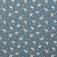 Lewis & Irene - Cotton - Space Glow - Astronauts - Grey Blue