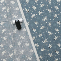 Lewis & Irene - Cotton - Space Glow - Astronauts - Grey Blue
