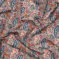 Liberty - Tana Lawn - Bourton - Navy Orange