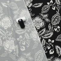 Viscose - Gabriella - Print - Large Floral - Black