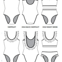 Tilly And The Buttons - Coralie Swimswear