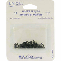 UNIQUE - Hooks & Eyes - Assorted