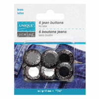 UNIQUE - Jean Buttons - 17mm - Assorted
