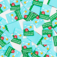 Sarah Hearts - Sewing Labels - Made In The Country