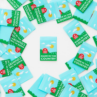 Sarah Hearts - Sewing Labels - Made In The Country