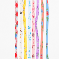 Poly Cotton Floral Bias - 13mm - Assorted