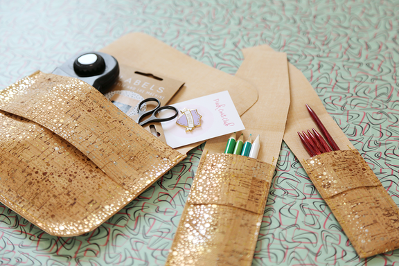 12 Days of Christmas, Day 2 - Sewing with Cork!