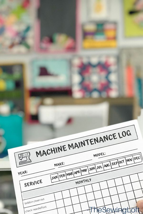 Sewing Machine and Tool Maintenance